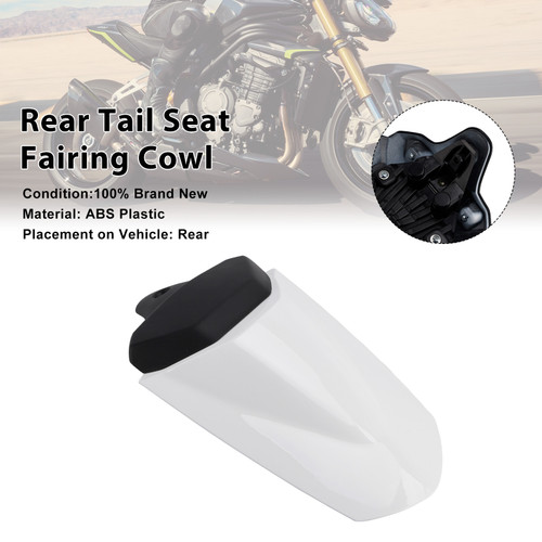 2025-2026 Triumph Speed Triple 1200 RS Rear Tail Seat Fairing Cowl White Generic