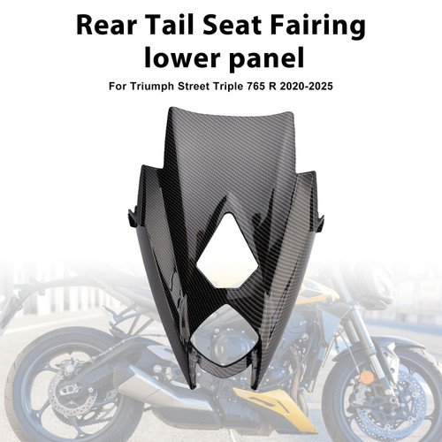 2020-2025 Triumph Street Triple 765R/ RS Rear Tail Seat Fairing lower panel Carbon Generic