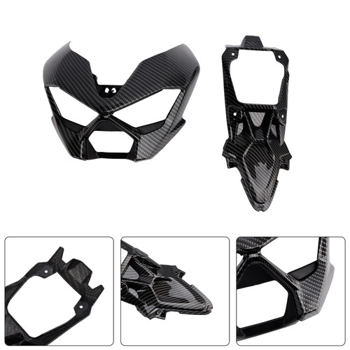 2025-2026 Kawasaki Z900 Headlight Cover Carbon Generic