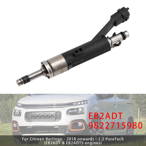 1Pcs Fuel Injector For Citroen DS Peugeot Vauxhall 1.2 EB2ADT 9822715980