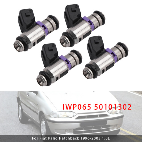 1999-2014 Fiat Punto Hatchback 1.2L 4Pcs Fuel Injector IWP065 50101302 Generic
