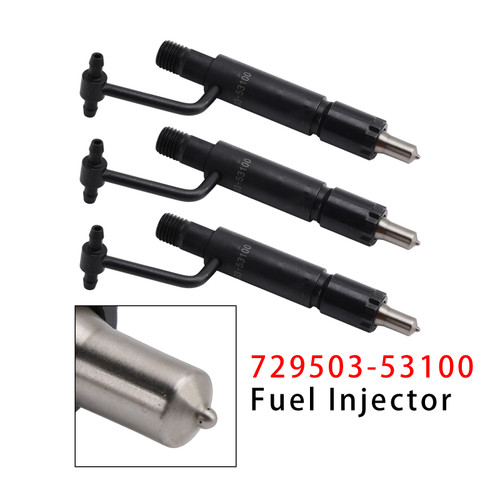 Yanmar 3TNE84 3TNE88 4TNE84 3Pcs Fuel Injector 72950353100 Generic
