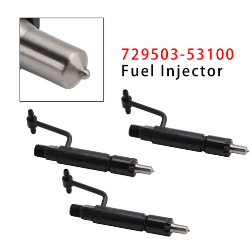 Komatsu 3D84E 3D84N 3D88 3Pcs Fuel Injector 72950353100 Generic