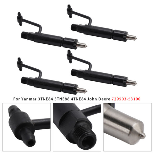 Yanmar 3TNE84 3TNE88 4TNE84 4Pcs Fuel Injector 72950353100 Generic