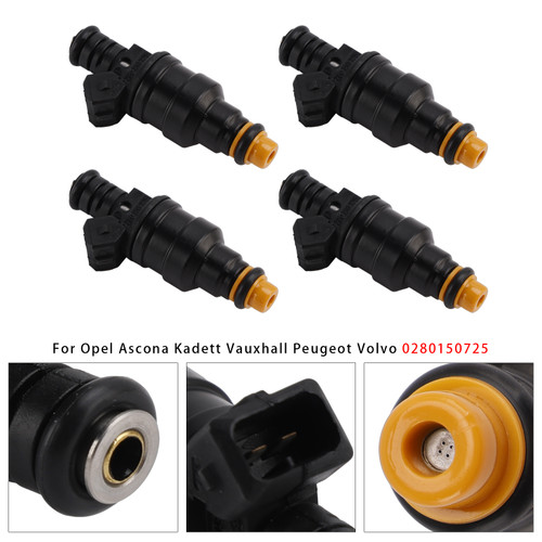 1981-1998 Vauxhall ASTRA CARLTON CAVALIER FRONTERA MK 4Pcs Fuel Injector 0280150725 Generic