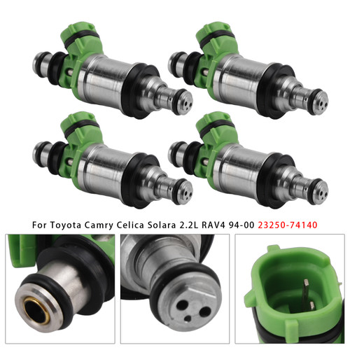 1994-1999 Toyota Camry 2.2L 2164CC l4 GAS DOHC Naturally Aspirated 4Pcs Fuel Injector 23250-74140 Generic