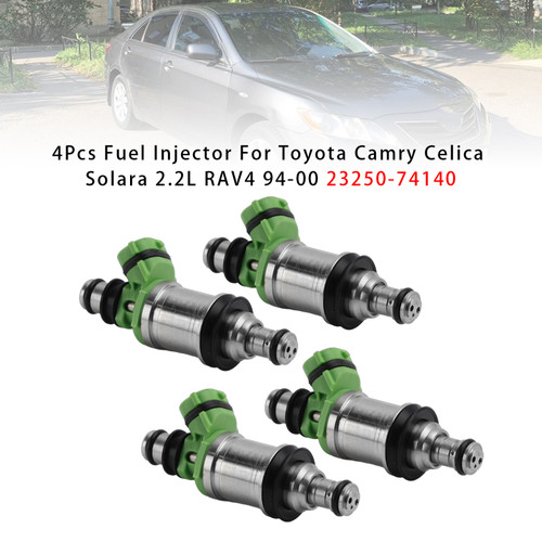1999 Toyota Solara 2.2L 2164CC l4 GAS DOHC Naturally Aspirated 4Pcs Fuel Injector 23250-74140 Generic