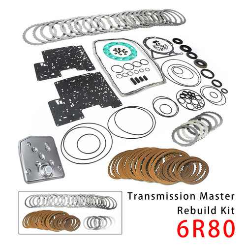 6R80 Auto Transmission Master Rebuild Kit Clutch Plates For Ford Ranger Lincoln