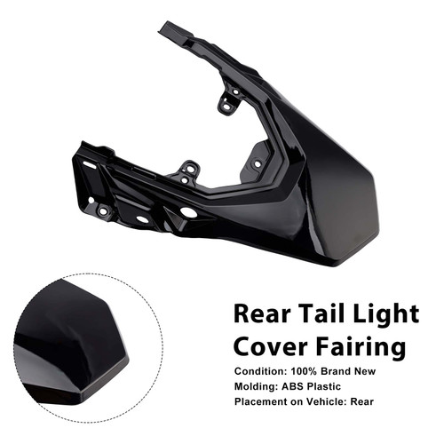 2025-2026 Yamaha Tenere 700 T700S Rear Tail Light Cover Fairing Black Generic