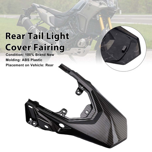 2025-2026 Yamaha Tenere 700 T700S Rear Tail Light Cover Fairing Carbon Generic