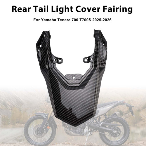 2025-2026 Yamaha Tenere 700 T700S Rear Tail Light Cover Fairing Carbon Generic