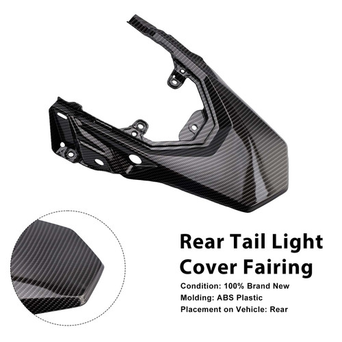 2025-2026 Yamaha Tenere 700 T700S Rear Tail Light Cover Fairing Carbon Generic