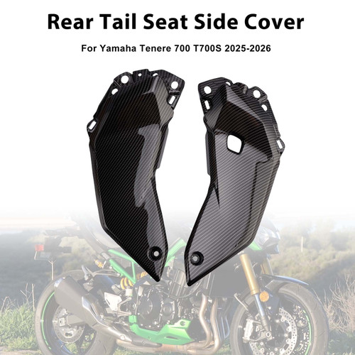 2025-2026 Yamaha Tenere 700 T700S Rear Tail Seat Side Cover Carbon Generic