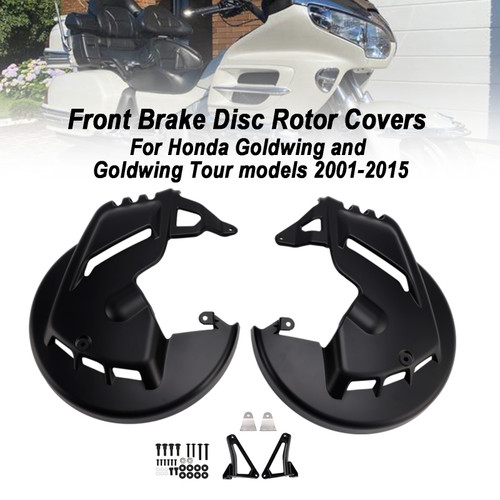 2001-2015 Honda Goldwing and Goldwing Tour models Front Brake Disc Rotor Covers Matte Black Generic