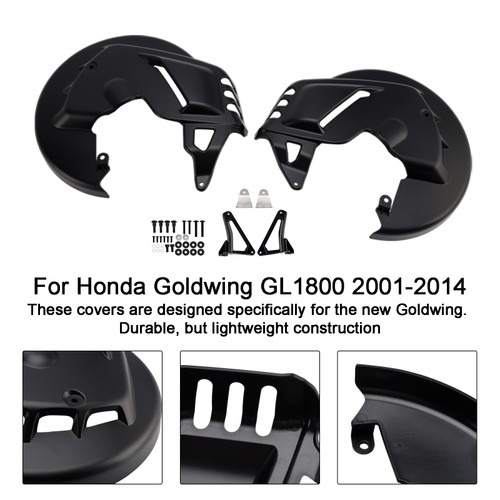 2013-2015 Honda F6B Front Brake Disc Rotor Covers Matte Black Generic