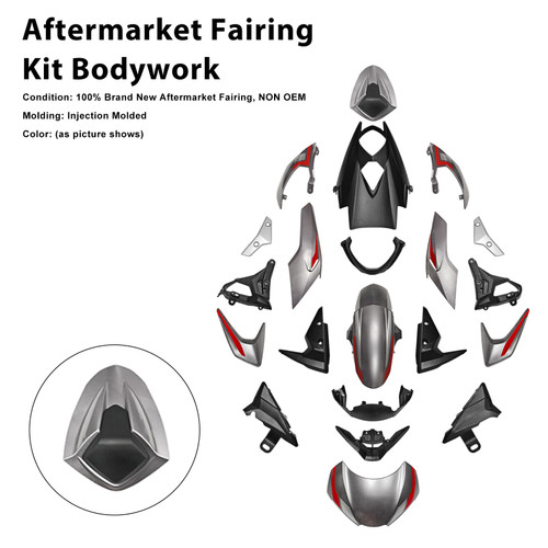 2020-2022 Triumph Street Triple 765 R/RS Aftermarket Fairing Kit Bodywork#007 Generic