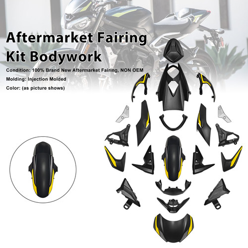 2020-2022 Triumph Street Triple 765 R/RS Aftermarket Fairing Kit Bodywork#008 Generic