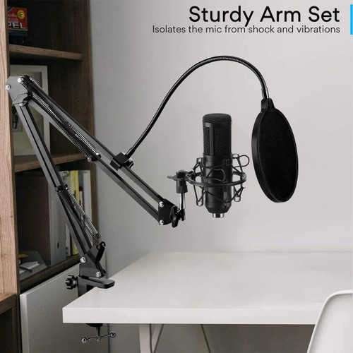 BM800 USB Condenser Microphone for PC Studio Microphone Kit Podcasting Recording