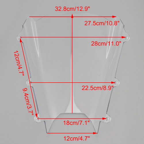 2024-2025 Suzuki GSX-8R GSX-8R Windshield WindScreen Clear Generic