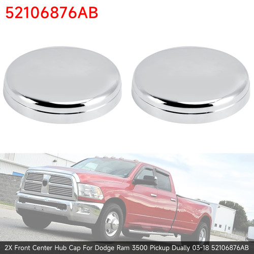 2011-2018 RAM 3500 2X Front Center Hub Cap 52106876AB Generic