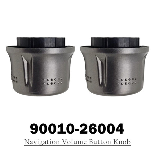 2009-2015 Toyota Highlander 2pc Navigation Volume Button Knob 90010-26004 Generic