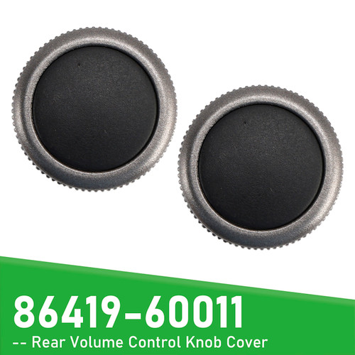 2010-2018 Toyota Land Cruiser LC200 2PCS Rear Volume Control Knob Cover 86419-60011 Generic