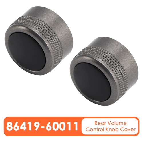 2010-2018 Toyota Land Cruiser LC200 2PCS Rear Volume Control Knob Cover 86419-60011 Generic