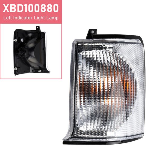 1999-2002 Land Rover Discovery 2 Pre-Facelift Models Left Indicator Light Lamp XBD100880 White Generic