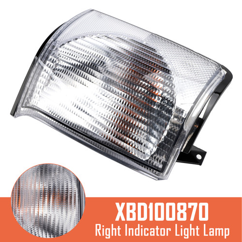 1999-2002 Land Rover Discovery 2 Pre-Facelift Models Right Indicator Light Lamp XBD100870 White Generic