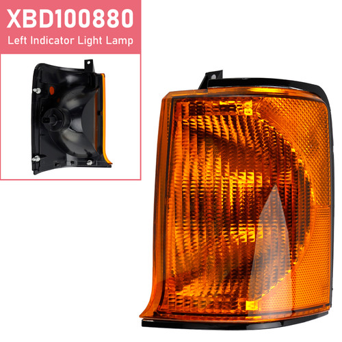 1999-2002 Land Rover Discovery 2 Pre-Facelift Models Left Indicator Light Lamp XBD100880 Yellow Generic
