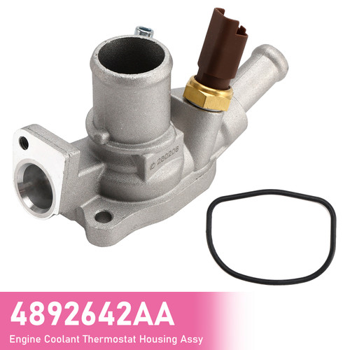 2013-2016 Dodge Dart L4 1.4L Engine Coolant Thermostat Housing Assy 4892642AA Generic