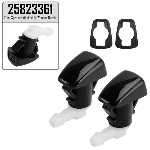 2010-2011 Cadillac SRX 2pcs Sprayer Windshield Washer Nozzle 25823361 Generic