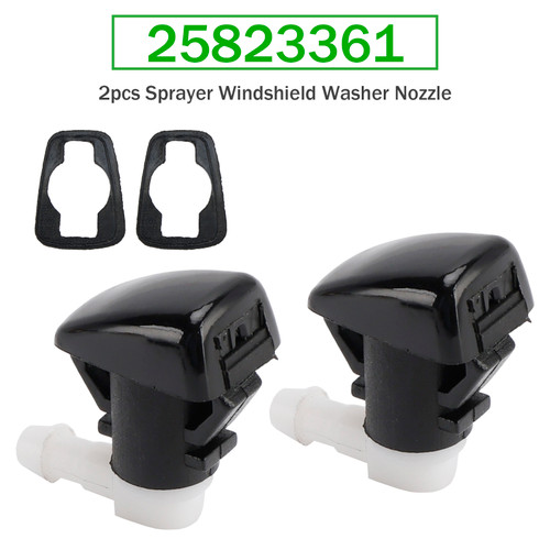 2014-2016 Cadillac SRX 2pcs Sprayer Windshield Washer Nozzle 25823361 Generic