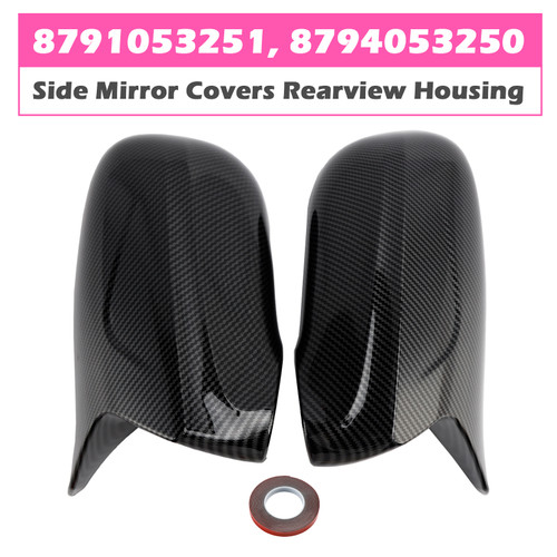 2006-2012 Lexus IS250 IS350 ES350 LS460 LS600h Side Mirror Covers Rearview Housing 8791053251 8794053250 Carbon Generic