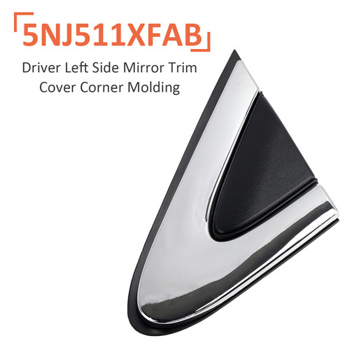 2015-2017 Chrysler 200 Driver Left Side Mirror Trim Cover Corner Molding 5NJ511XFAB Generic
