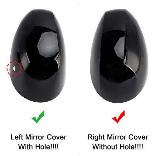2020-2024 MINI Cooper F54 F55 F56 F57 Left& Right Mirror Cover 51169881533 51169881534 Generic