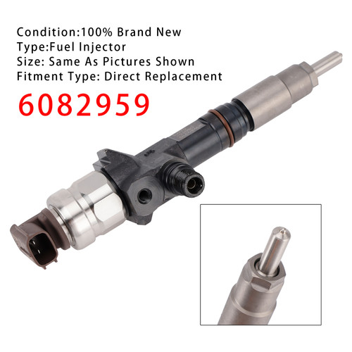 1Pcs Fuel Injector For Caterpillar CAT C3.3B 257D 277D 287D 259D 289D 6082959