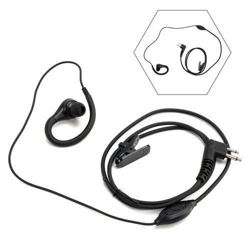K-030-626 Earhook Headset For GP2000 CP88 SP10 PRO1150 P040 MAG ONE A6 V318