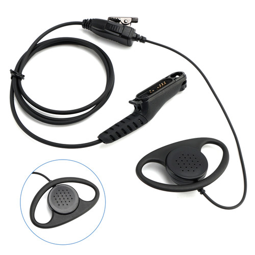 R7-018 D-Mount Large Earhook Headset For R7 R7A MXP600 ION APXN70 APXN50 APXN30