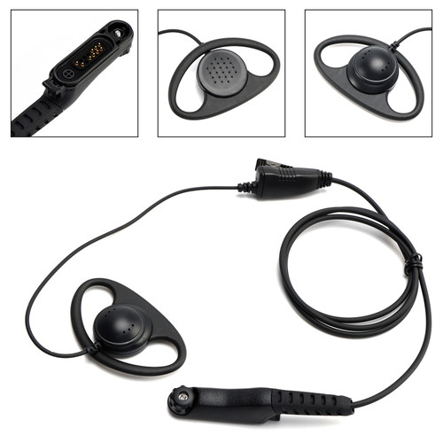 R7-018 D-Mount Large Earhook Headset For R7 R7A MXP600 ION APXN70 APXN50 APXN30