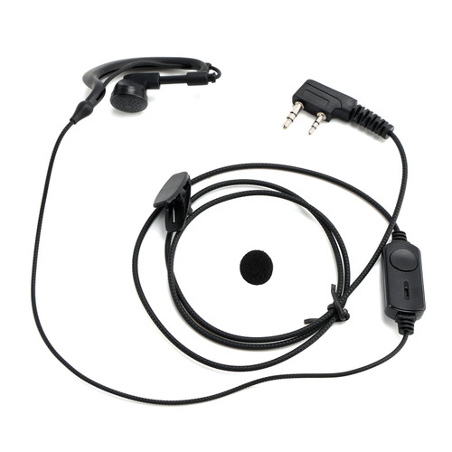 K-031 Pressure Wire Earhook Headset For TK-208 TH-D7 RPU416A KG-UVD1 TG-K4AT