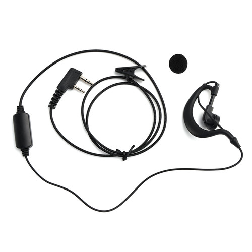 K-031 Pressure Wire Earhook Headset For TK-208 TH-D7 RPU416A KG-UVD1 TG-K4AT