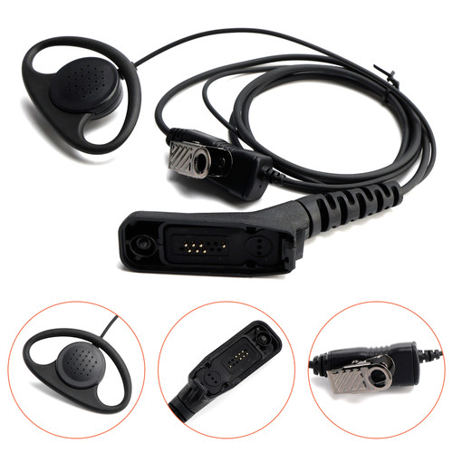 8268-614-D Type Large Earhook Headset For XPR6300 XiRP8200 DP3400 DGP4150 GP328D