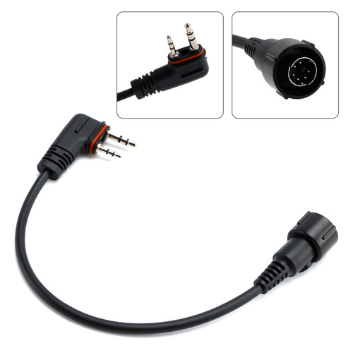 H42 Headphones Replaceable Plug to A24 Converter Cable For ICOM A25CE A25N A24