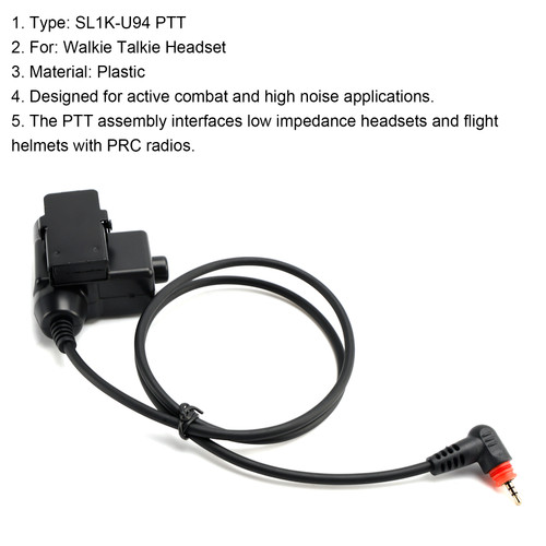SL1K-U94 PTT For SL300 SL500 SL7550 SL7580 SL7590 SL8050 SL8550 SL8550e SL4000