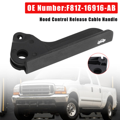 1999-2010 Ford F-250/F-350 Super Duty Hood Control Release Cable Handle F81Z-16916-AB Generic