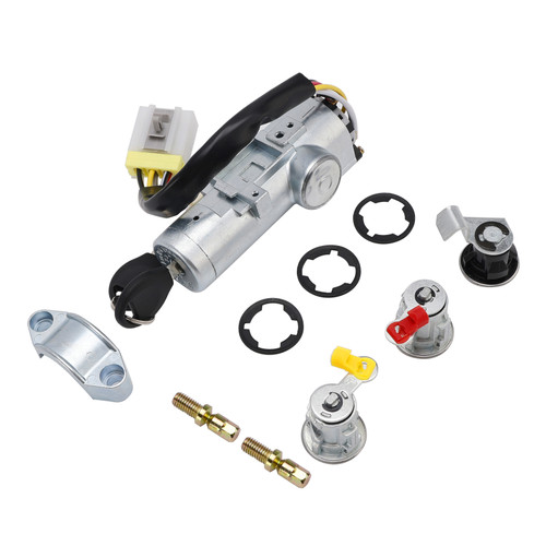 1997-2006 Nissan Navara D22 Ignition Barrel Door Lock Kit w/ 2 Keys K9810-2S806 Generic