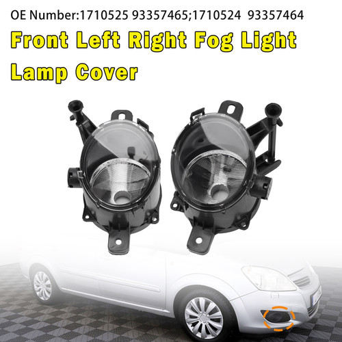 2008-2011 Opel Zafira B (A05) Front Left Right Fog Light Lamp Cover 1710525 1710524 Generic