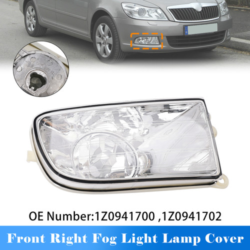 2004-2008 Skoda Octavia II Front Right Fog Light Lamp Cover 1710525 93357465 Generic