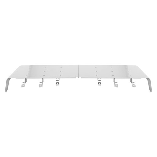 1984-1998 Kenworth W900 T800 T600 T300 13" Drop Visor 304 Stainless Steel Flat Roof Top Sun Visor Generic
